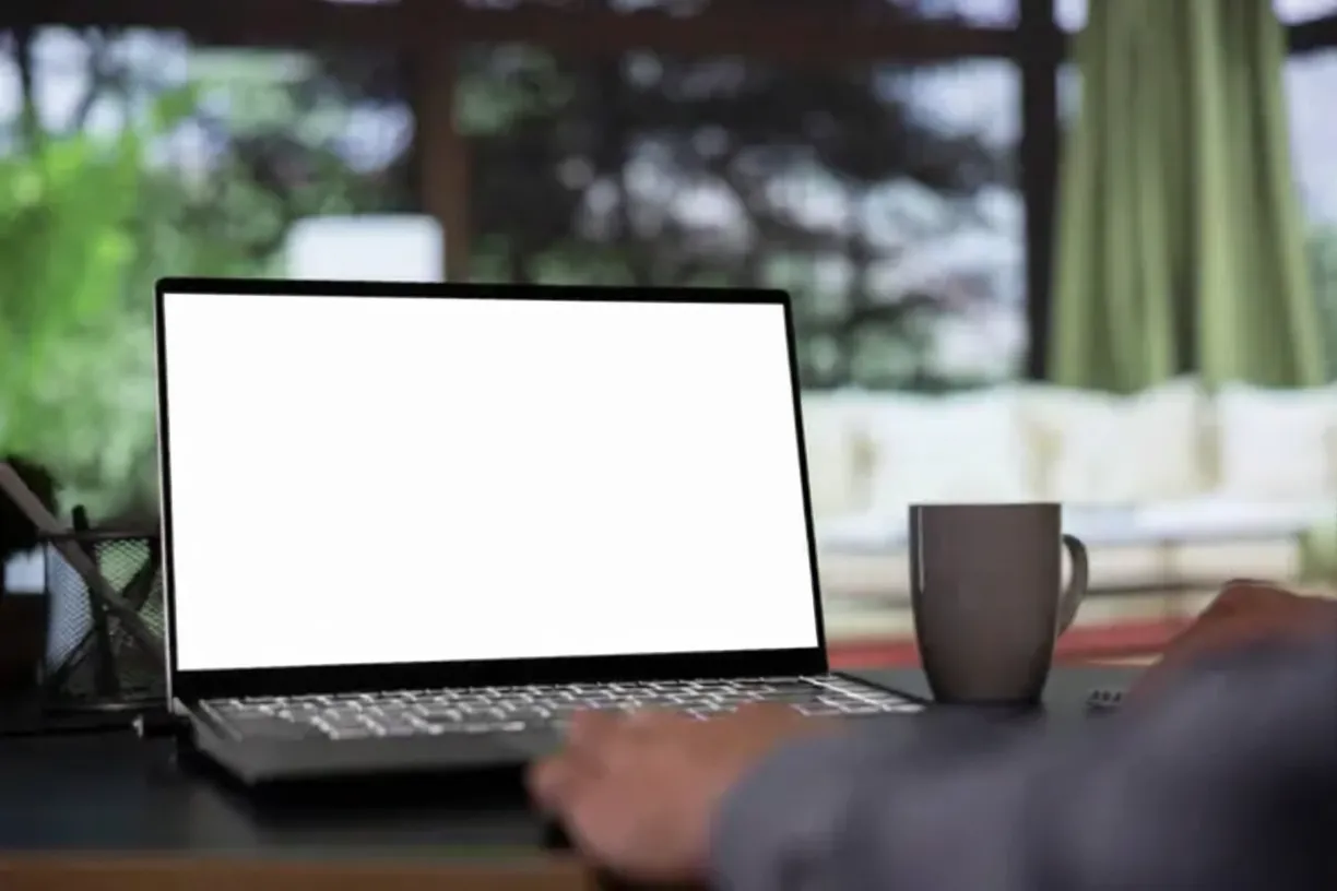 Laptop performance concept illustration highlighting browser slowdown